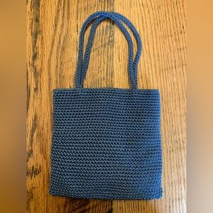 The sak crochet mini purse bag 6”x6” tiny purse